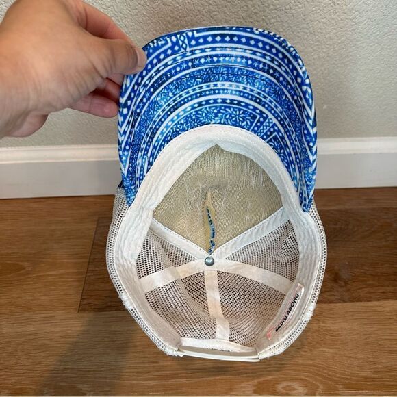 Billabong Blue Printed Mesh Snapback Women’s Hat - Picture 7 of 11